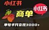 关于小红书商单变现，只需要复制粘贴就可以日入几百？需要怎么做？