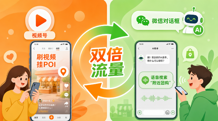 微信大动作！本地商家团购小程序将被AI主动推荐。
